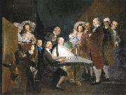 Francisco de Goya La familia del infante don Luis de Borbon oil painting